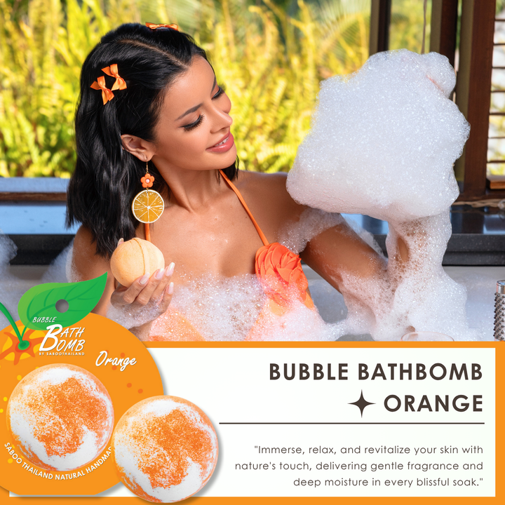 Bubble Bath Bomb - Fruit Package - 150g - Orange