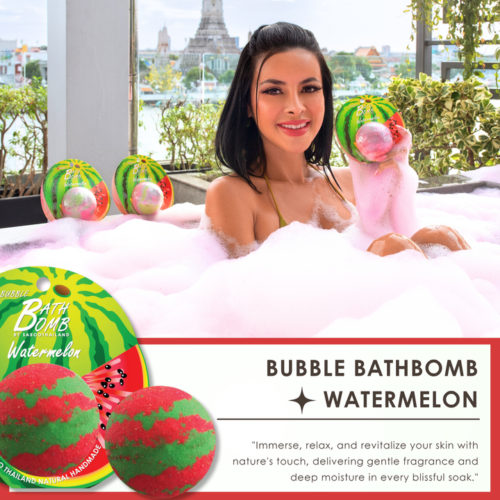 Bubble Bath Bomb - Fruit Package - 150g - Watermelon