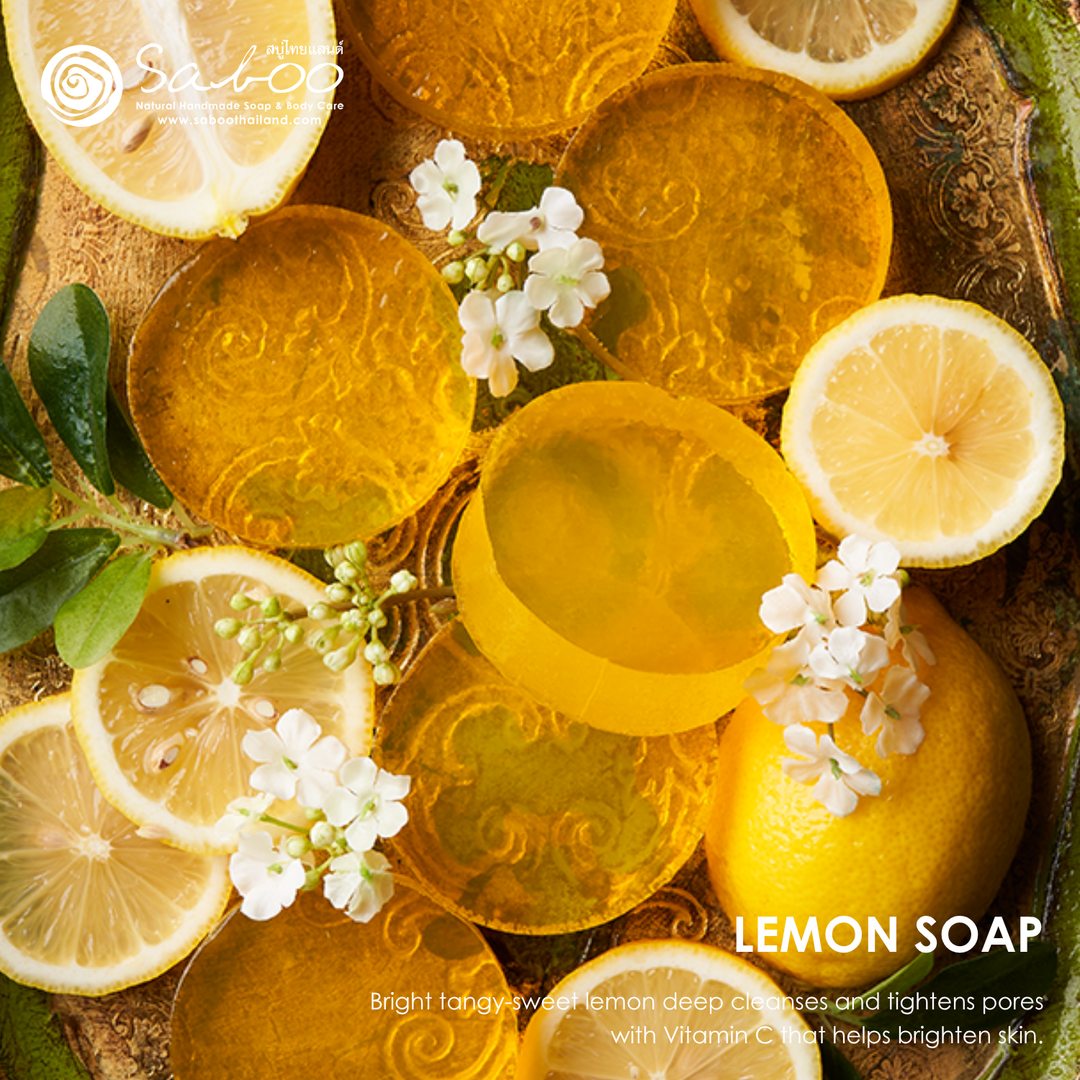 Premium Soap - Black Box Package - 100g - Lemon