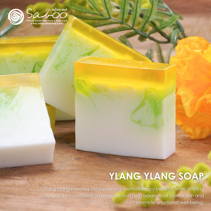Natural Soap - Square Shape - 100g - Ylang Ylang