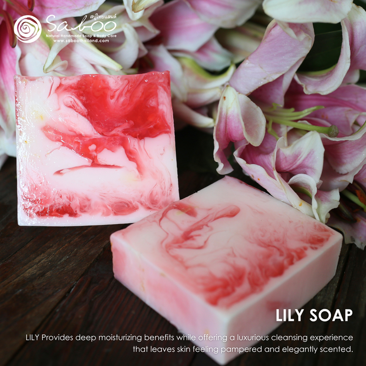 Natural Soap - Square Shape - 100g - Lilly