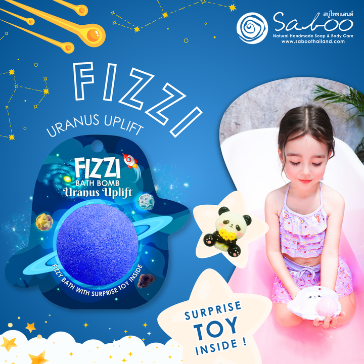 Fizzy Bath Bomb - Solar System Package - 100g - Uranus Uplift