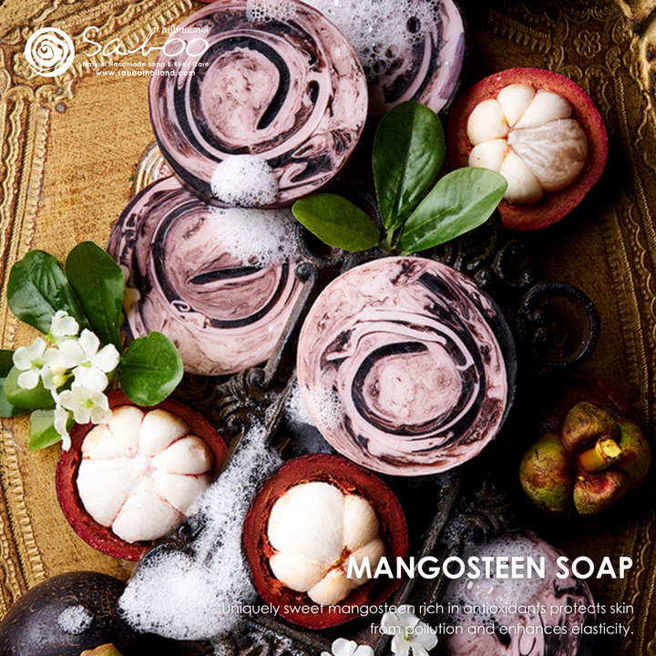 Premium Soap - Black Box Package - 100g - Mangosteen