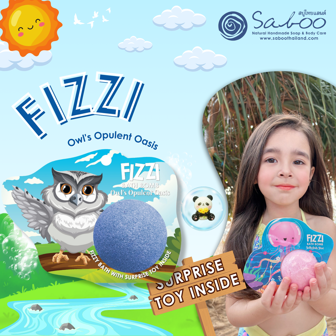Fizzy Bath Bomb - Jungle Package - 100g - Owl's Opulent Oasis