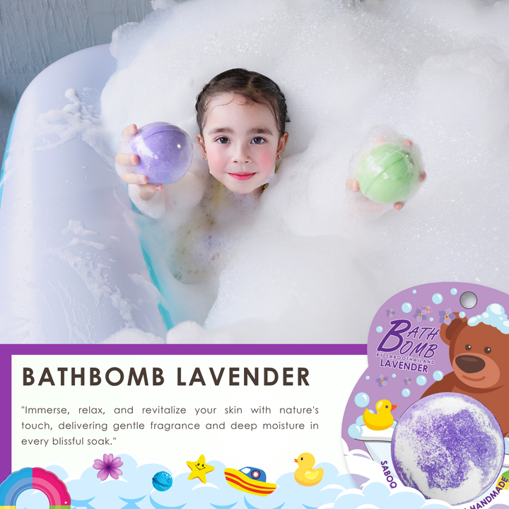 Bubble Bath Bomb - Bear Package - 150g - Lavender