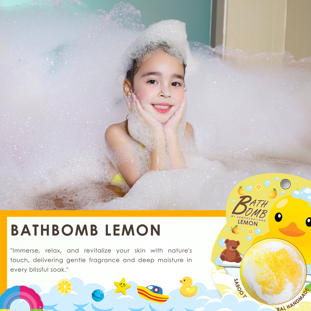 Bubble Bath Bomb - Duck Package - 150g - Lemon