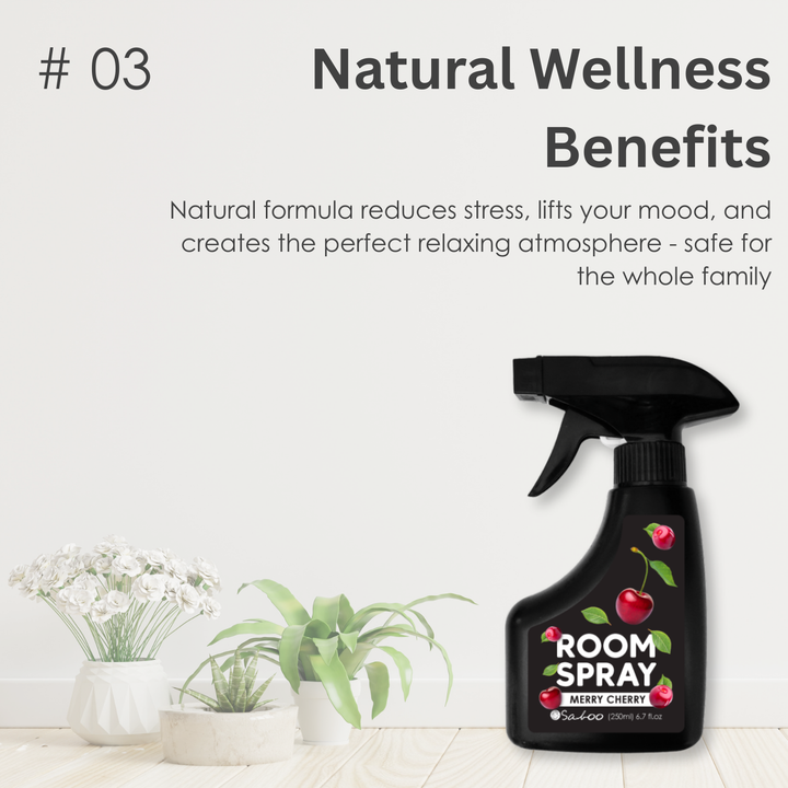 Saboo Room Spray - 250ml - Merry Cherry