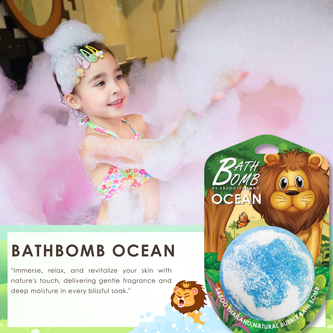 Bubble Bath Bomb - Jungle Package - 150g - Ocean