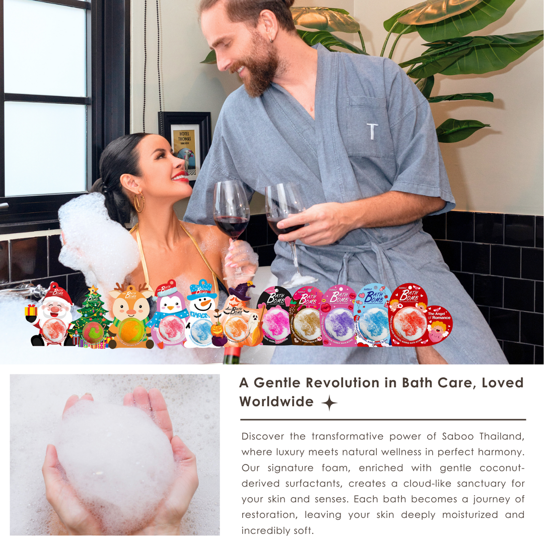 Bubble Bath Bomb - Valentine Package - 150g - Lavender