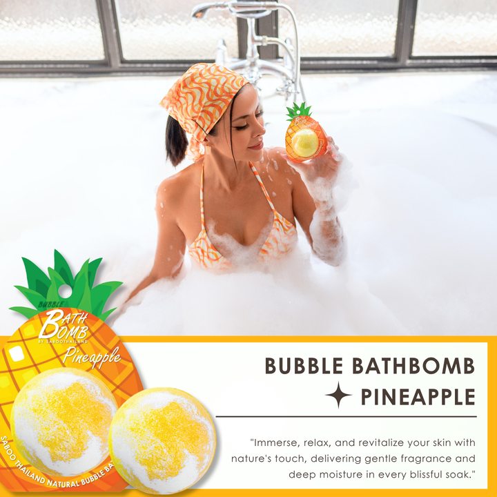 Bubble Bath Bomb - Fruit Package - 150g - Pineapple