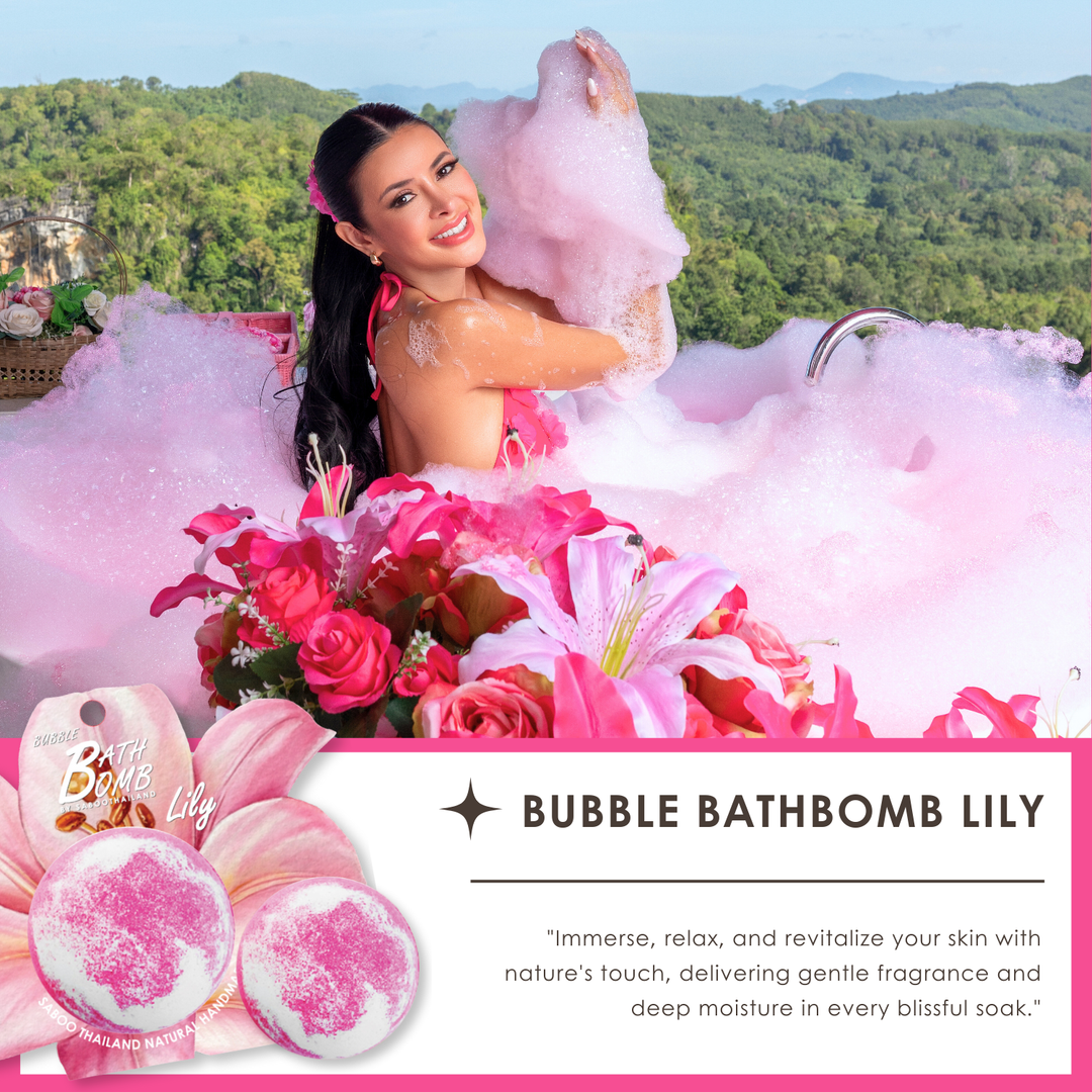 Bubble Bath Bomb - Flower Package - 150g - Lily