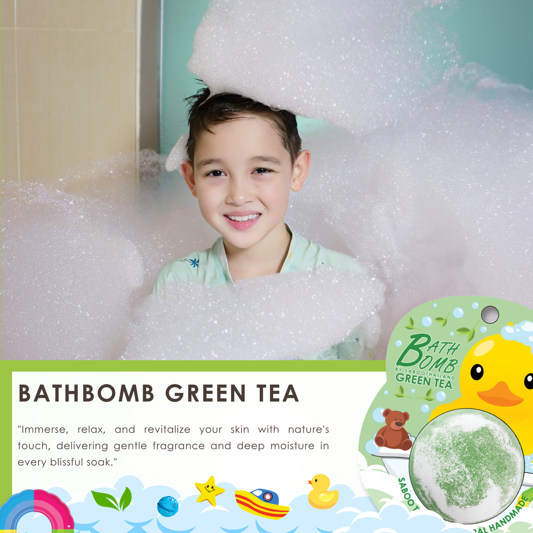 Bubble Bath Bomb - Duck Package - 150g - Green Tea