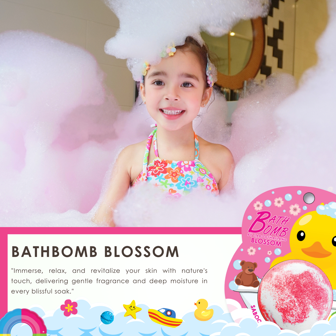 Bubble Bath Bomb - Duck Package - 150g - Blossom