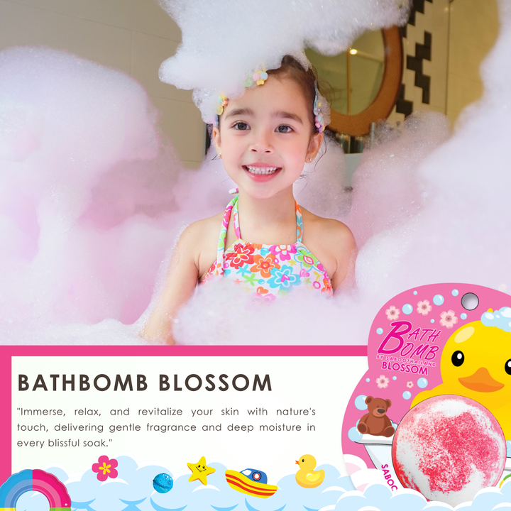 Bubble Bath Bomb - Duck Package - 150g - Blossom
