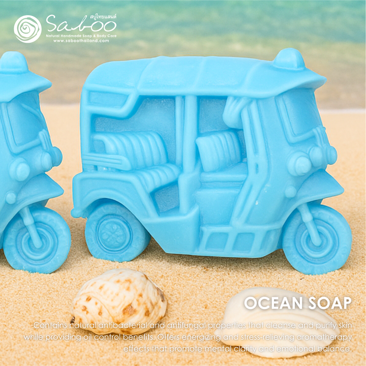 Natural Fancy Soap - Tuk Tuk - 100g - Ocean
