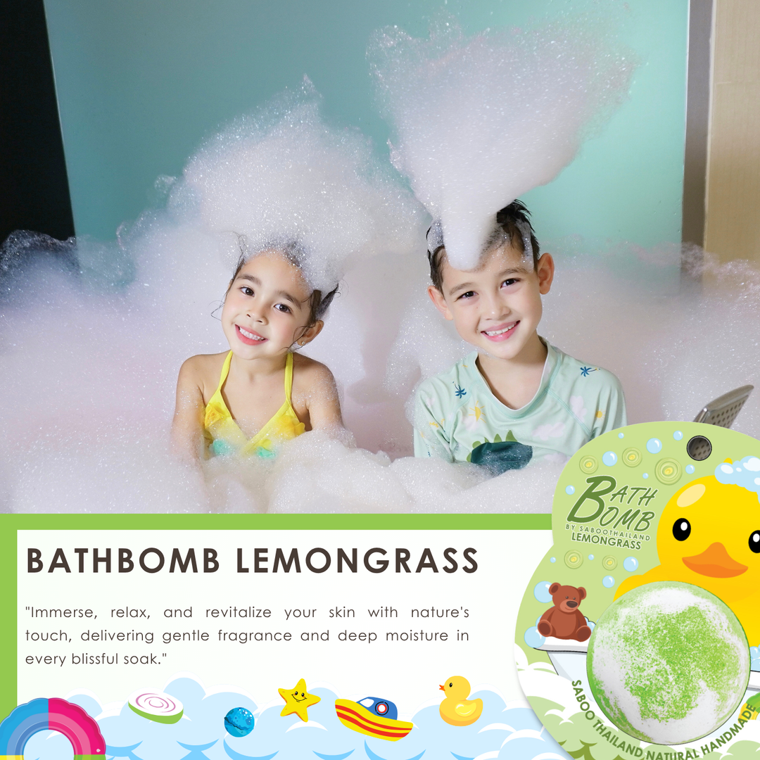 Bubble Bath Bomb - Duck Package - 150g - Lemongrass