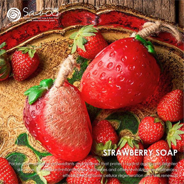 Natural Fancy Soap - 100g - Strawberry