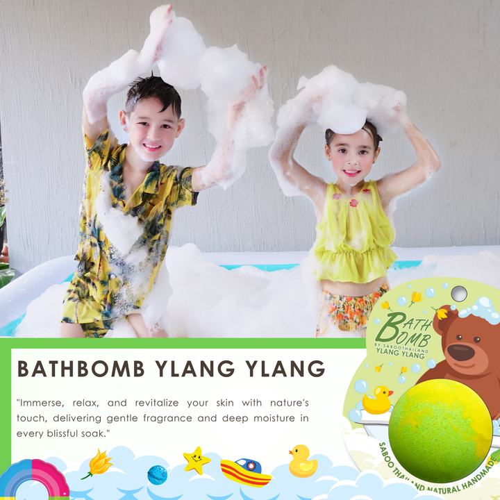 Bubble Bath Bomb - Bear Package - 150g - Ylang Ylang