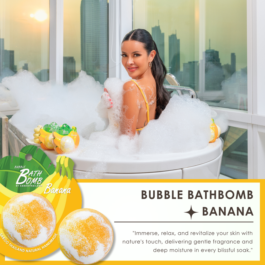 Bubble Bath Bomb - Fruit Package - 150g - Banana