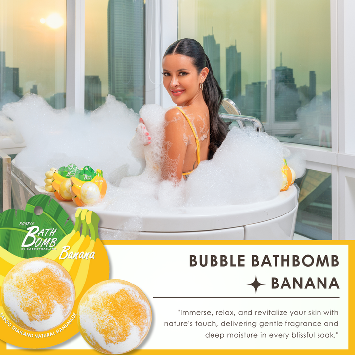 Bubble Bath Bomb - Fruit Package - 150g - Banana