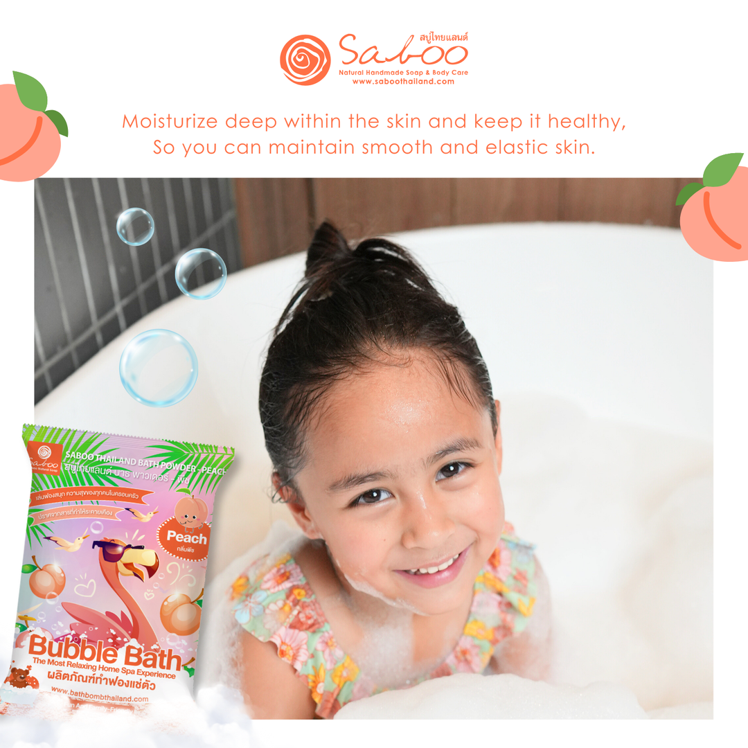 Bubble Bath Powder - 100g - Peach