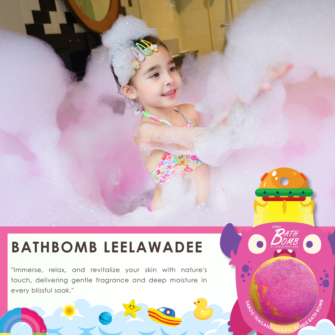 Bubble Bath Bomb - Monster - 150g - Leelawadee