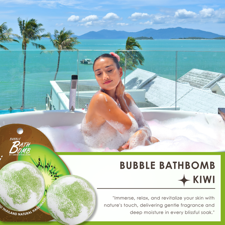 Bubble Bath Bomb - Fruit Package - 150g - Kiwi