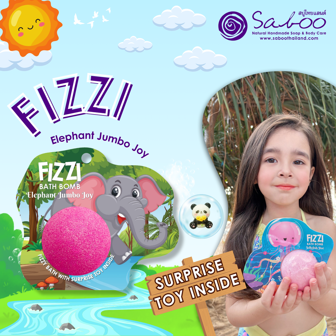 Fizzy Bath Bomb - Jungle Package - 100g - Elephant Jumbo Joy