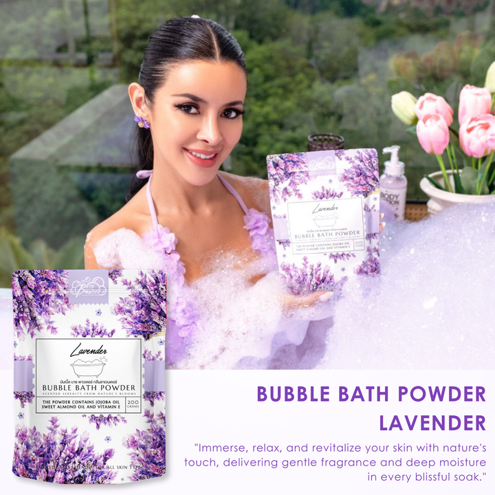 Bubble Bath Powder - 200g - Lavender