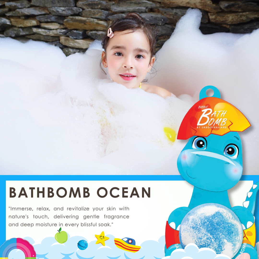 Bubble Bath Bomb - Dinosaur Package - 150g - Ocean