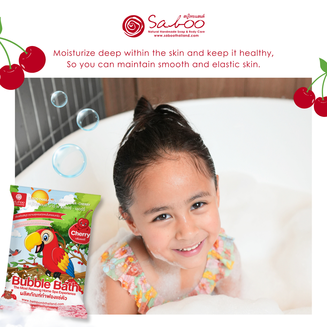 Bubble Bath Powder - 100g - Cherry