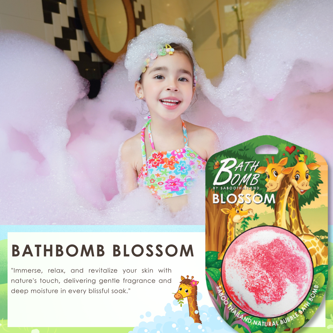 Bubble Bath Bomb - Jungle Package - 150g - Blossom