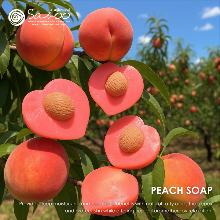 Natural Fancy Soap - 100g - Peach