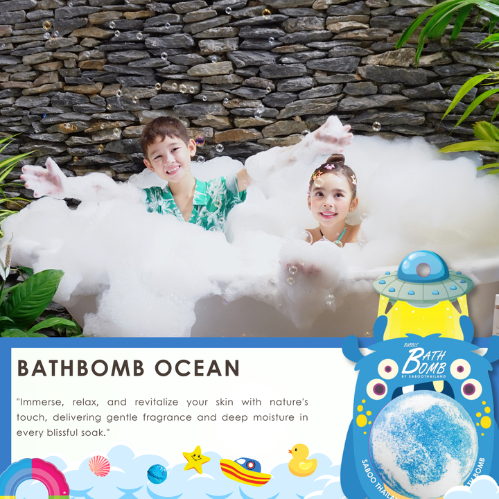 Bubble Bath Bomb - Monster - 150g - Ocean
