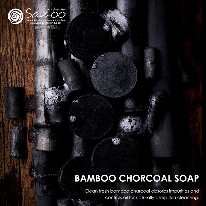 Premium Soap - Black Box Package - 100g - Bamboo Charcoal