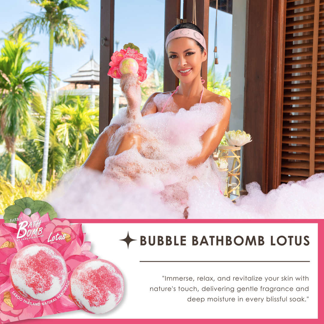 Bubble Bath Bomb - Flower Package - 150g - Lotus