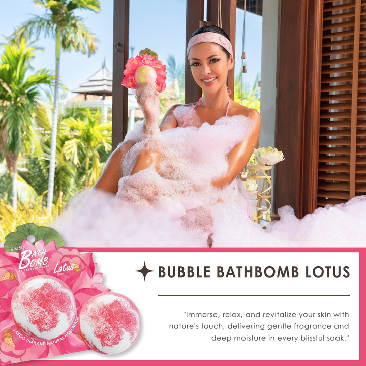 Bubble Bath Bomb - Flower Package - 150g - Lotus