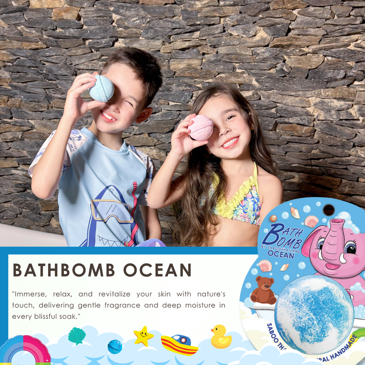 Bubble Bath Bomb - Elephant Package - 150g - Ocean