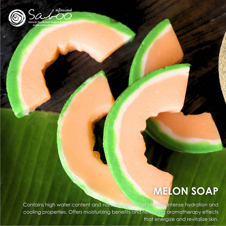 Natural Fancy Soap - Melon