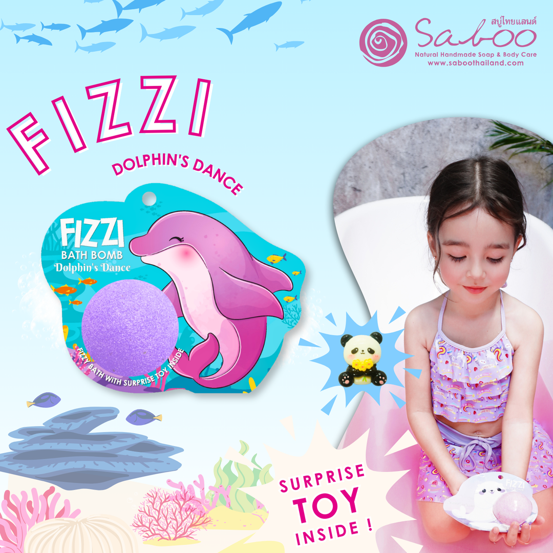 Fizzy Bath Bomb - Sea Animal Package - 100g - Dolphin's Dance