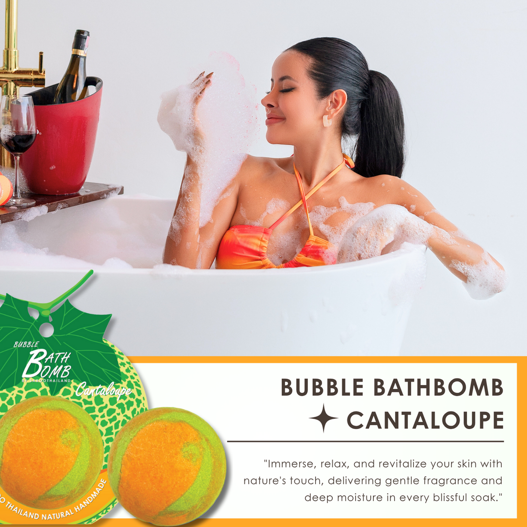 Bubble Bath Bomb - Fruit Package - 150g - Cantaloupe