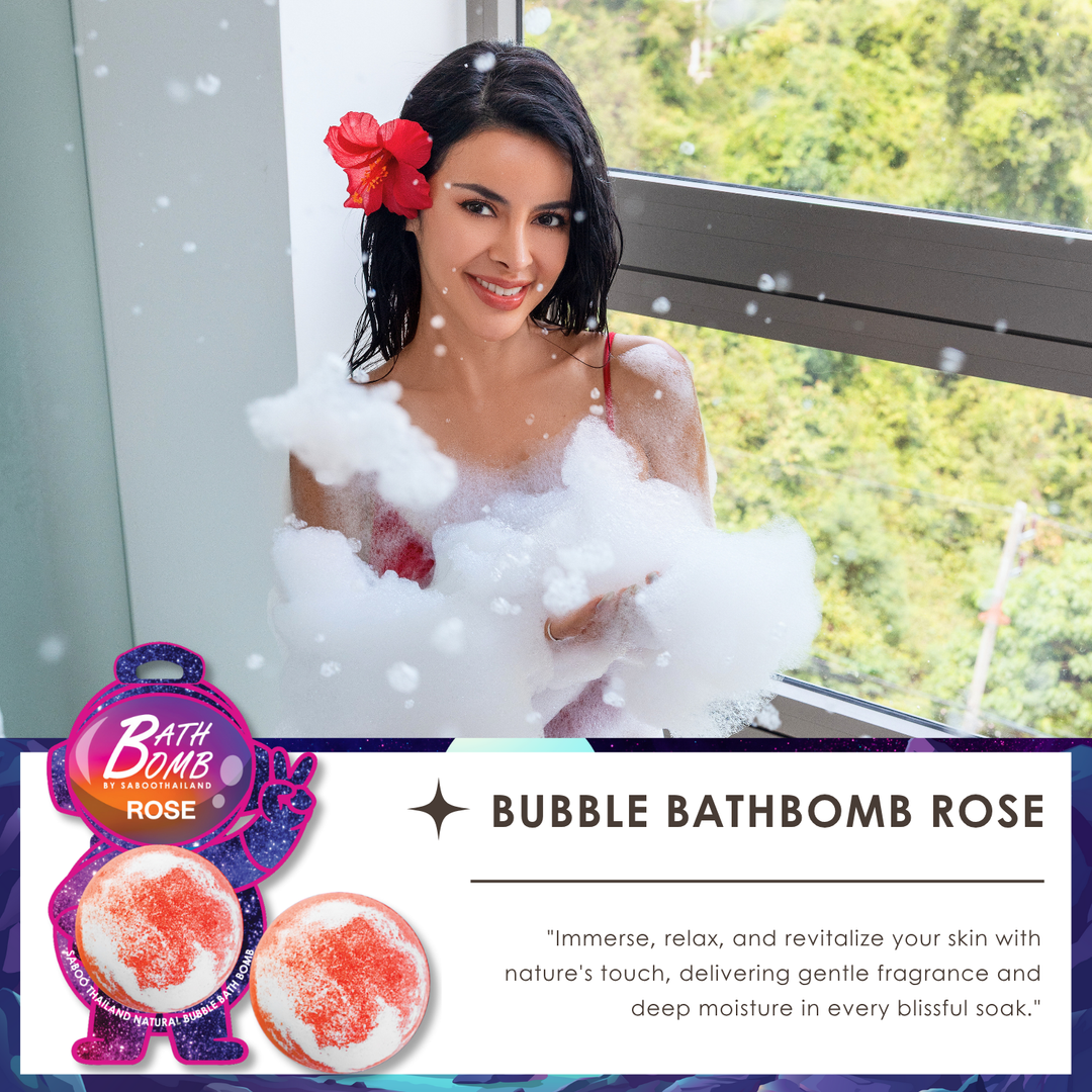Bubble Bath Bomb - Space Package - 150g - Rose