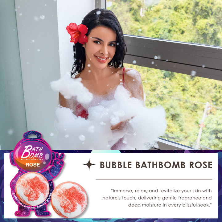 Bubble Bath Bomb - Space Package - 150g - Rose