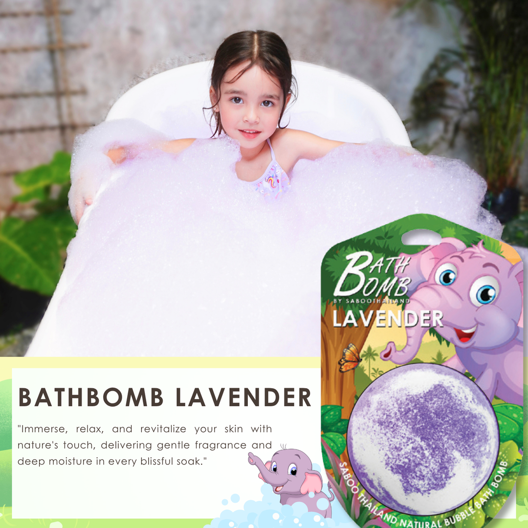 Bubble Bath Bomb - Jungle Package - 150g - Lavender