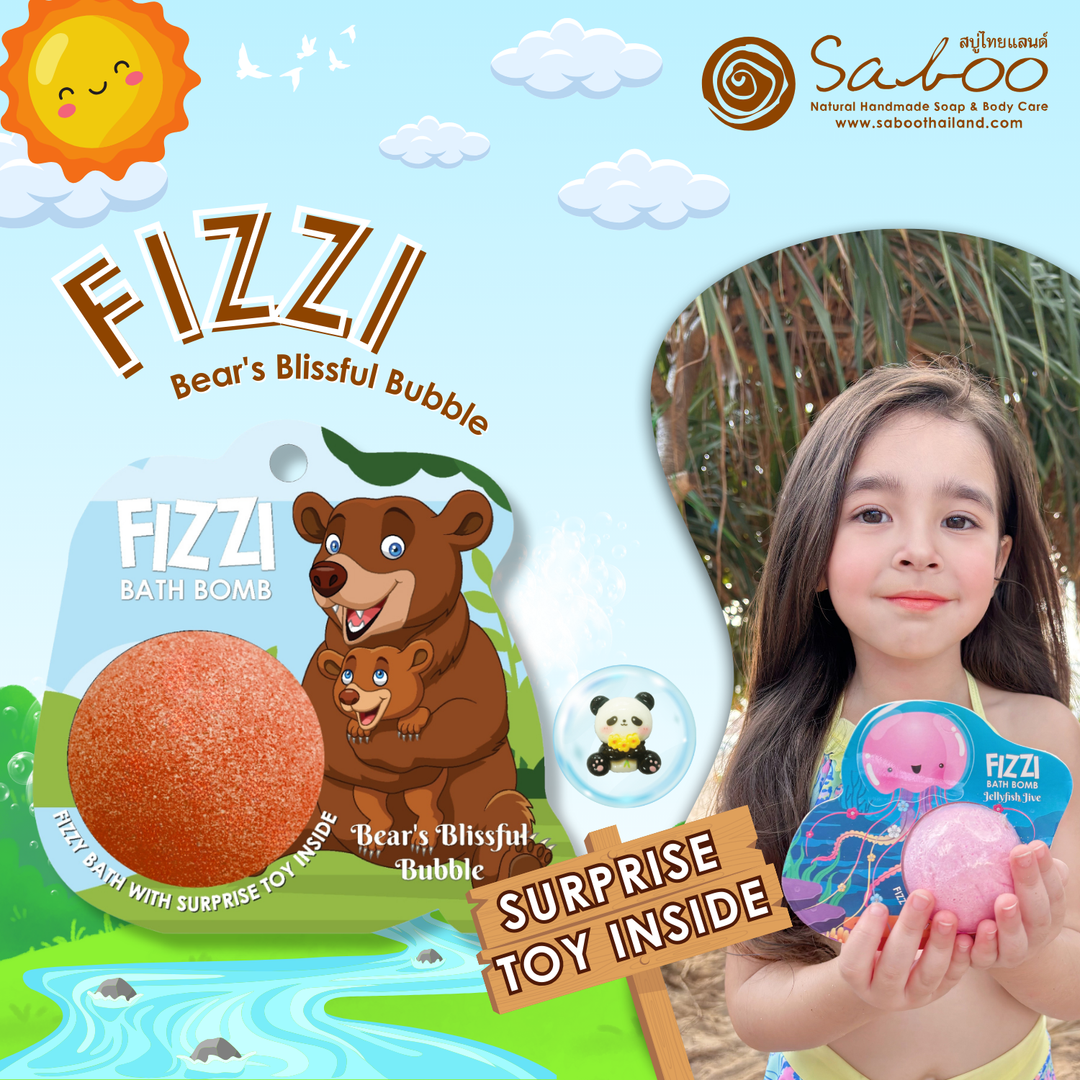Fizzy Bath Bomb - Jungle Package - 100g - Bear's Blissful Bubble
