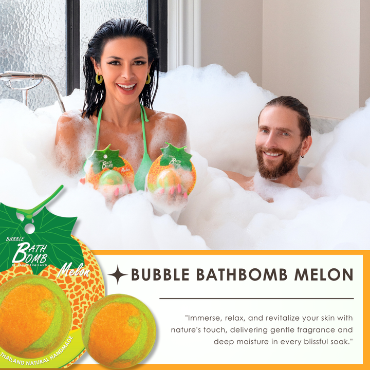 Bubble Bath Bomb - Fruit Package - 150g - Melon