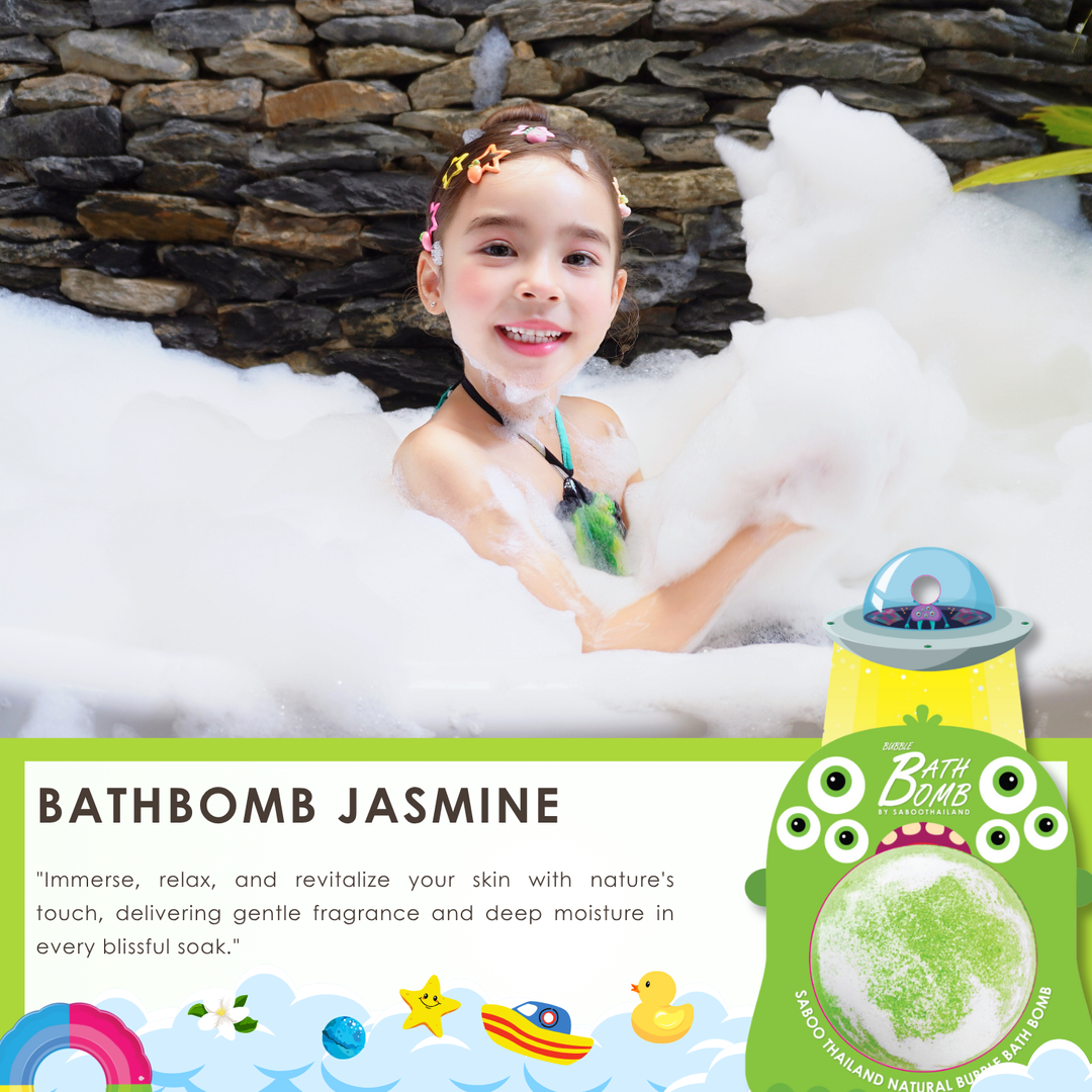 Bubble Bath Bomb - Monster - 150g - Jasmine
