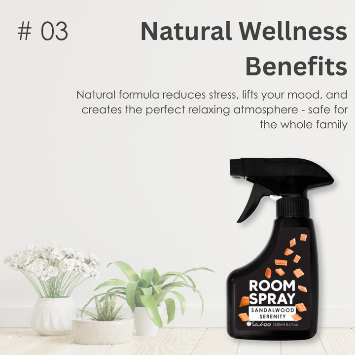 Saboo Room Spray - 250ml - Sandalwood Serenity