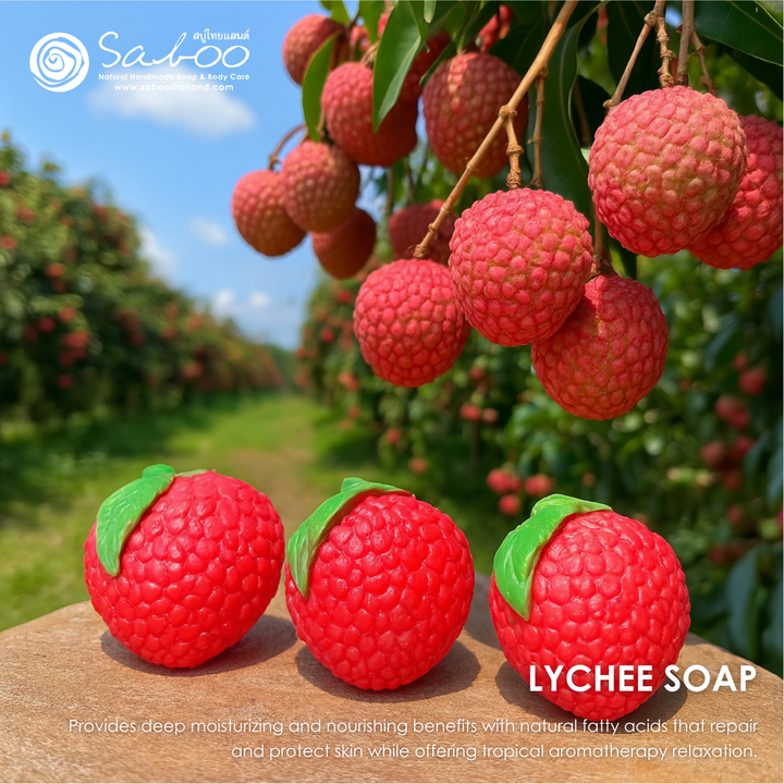 Natural Fancy Soap - 100g - Lychee