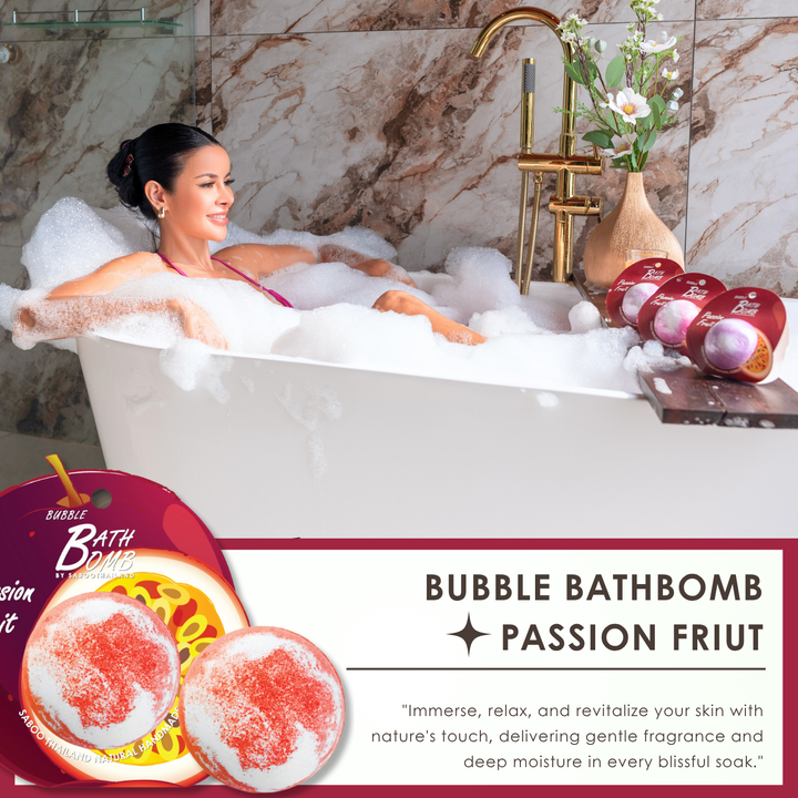 Bubble Bath Bomb - Fruit Package - 150g - Passion Fruit
